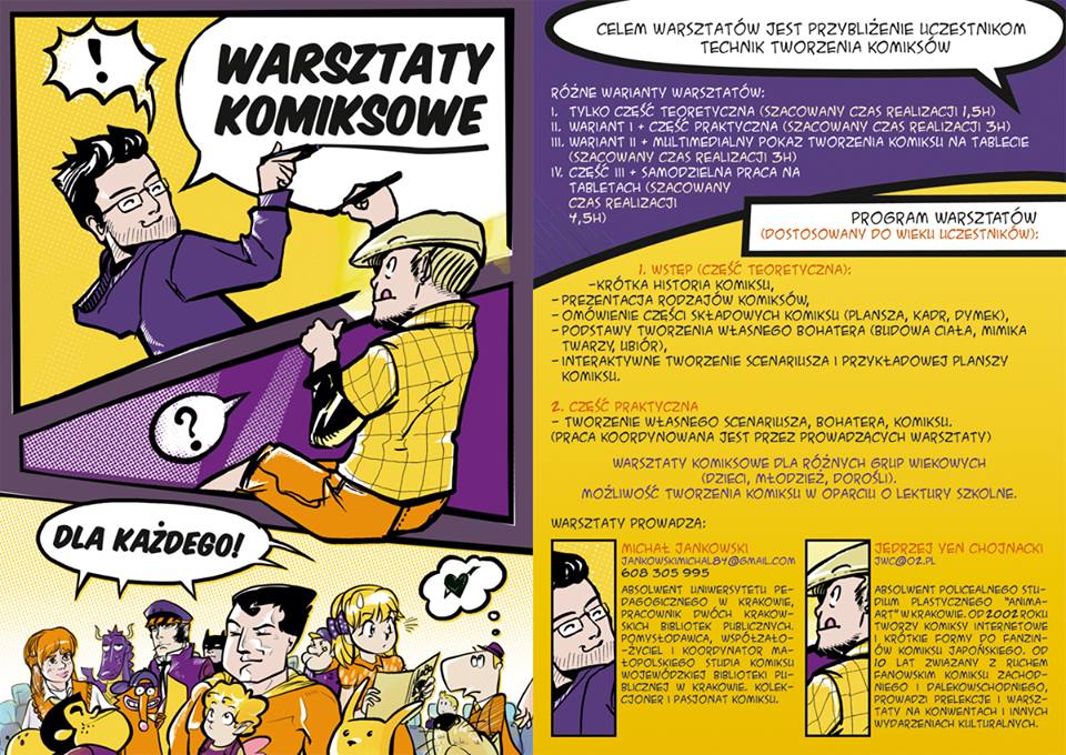 Warsztaty komiksowe dla każdego