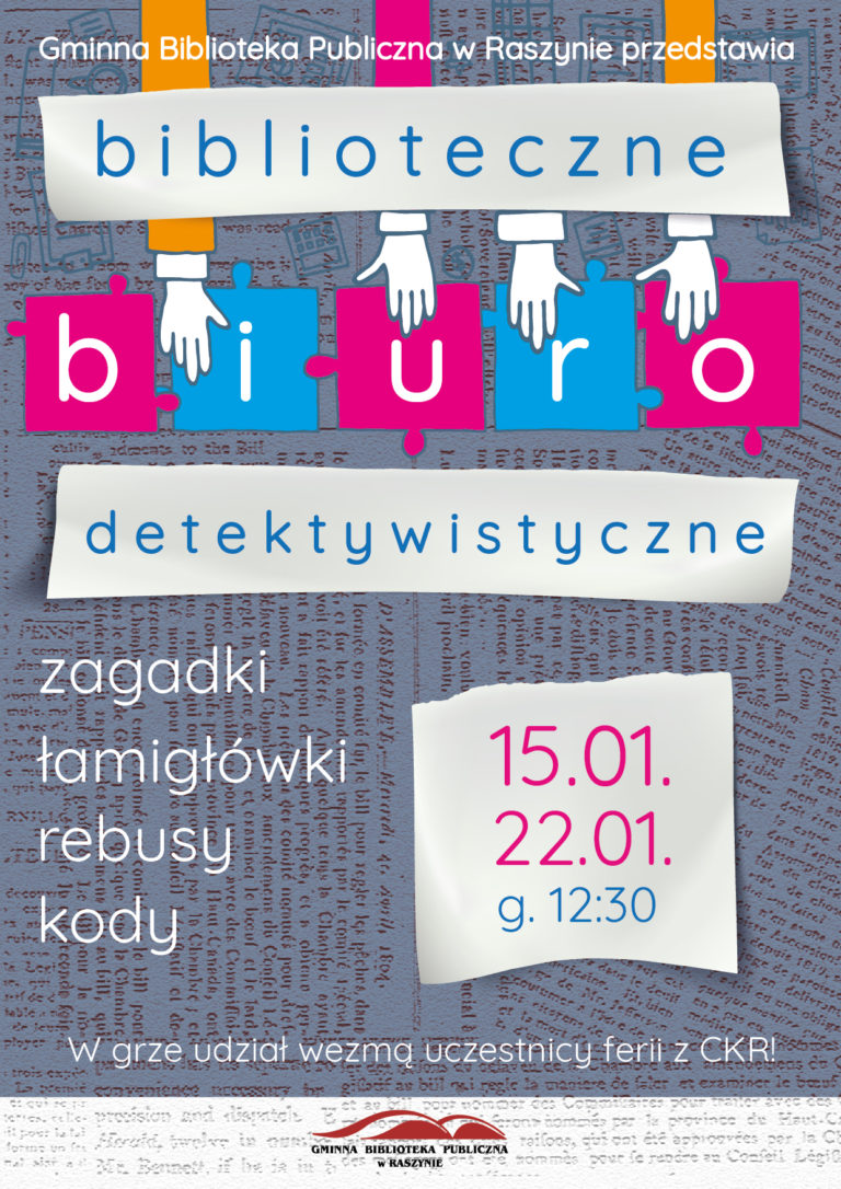 Biblioteczne biuro detektywistyczne: gra