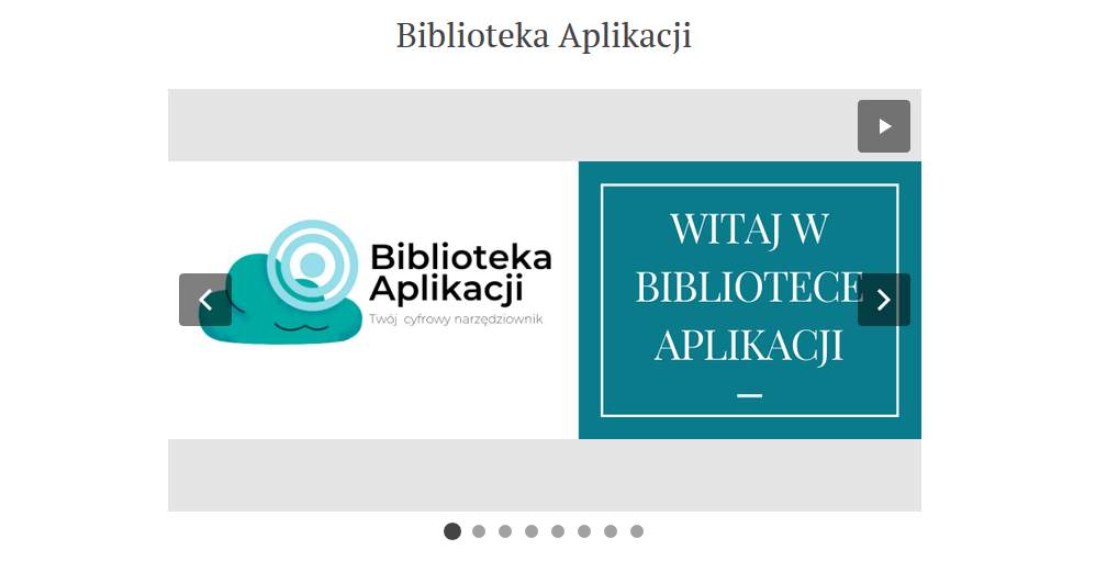 Biblioteka Aplikacji - darmowe narzędzia cyfrowe dla kultury 