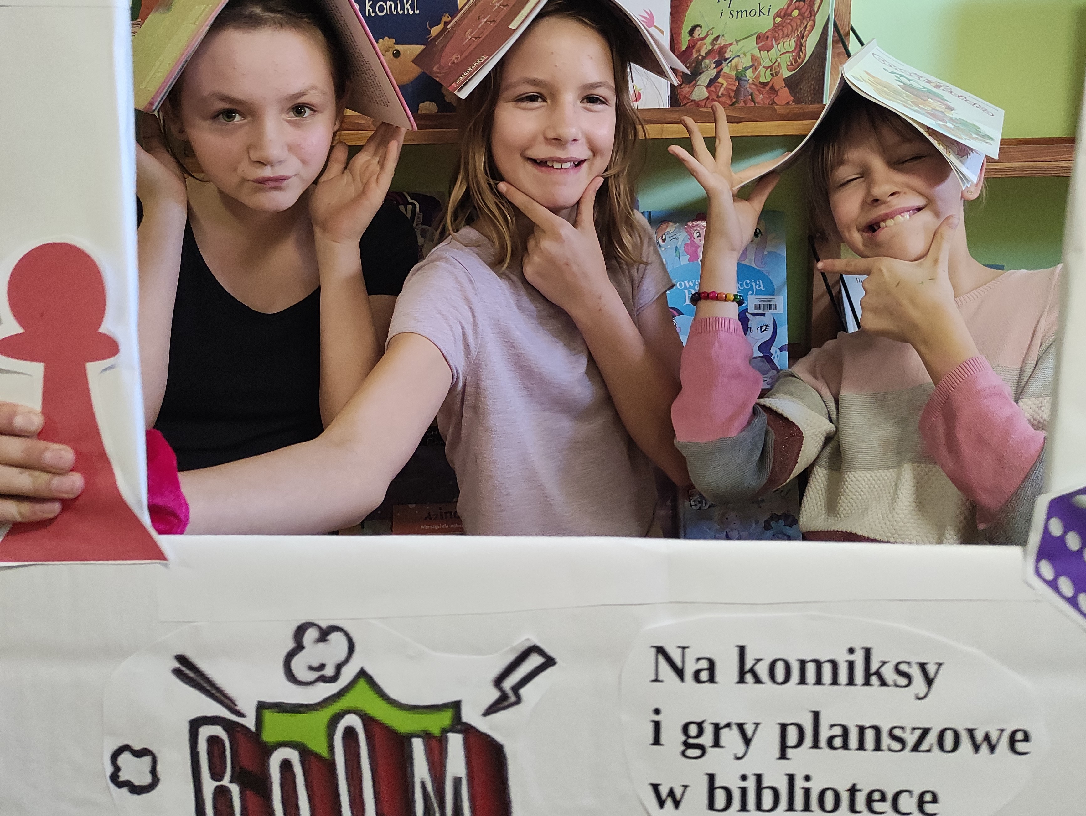 „BOOM! Na komiksy i gry planszowe w bibliotece”