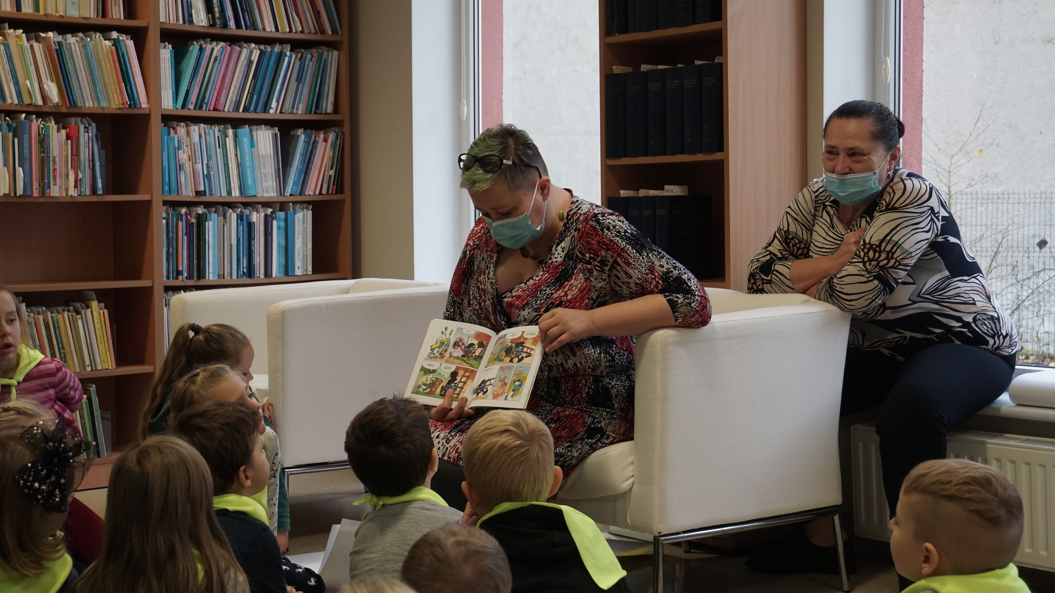 Spotkanie z biblioteką, Smerfami i emocjami