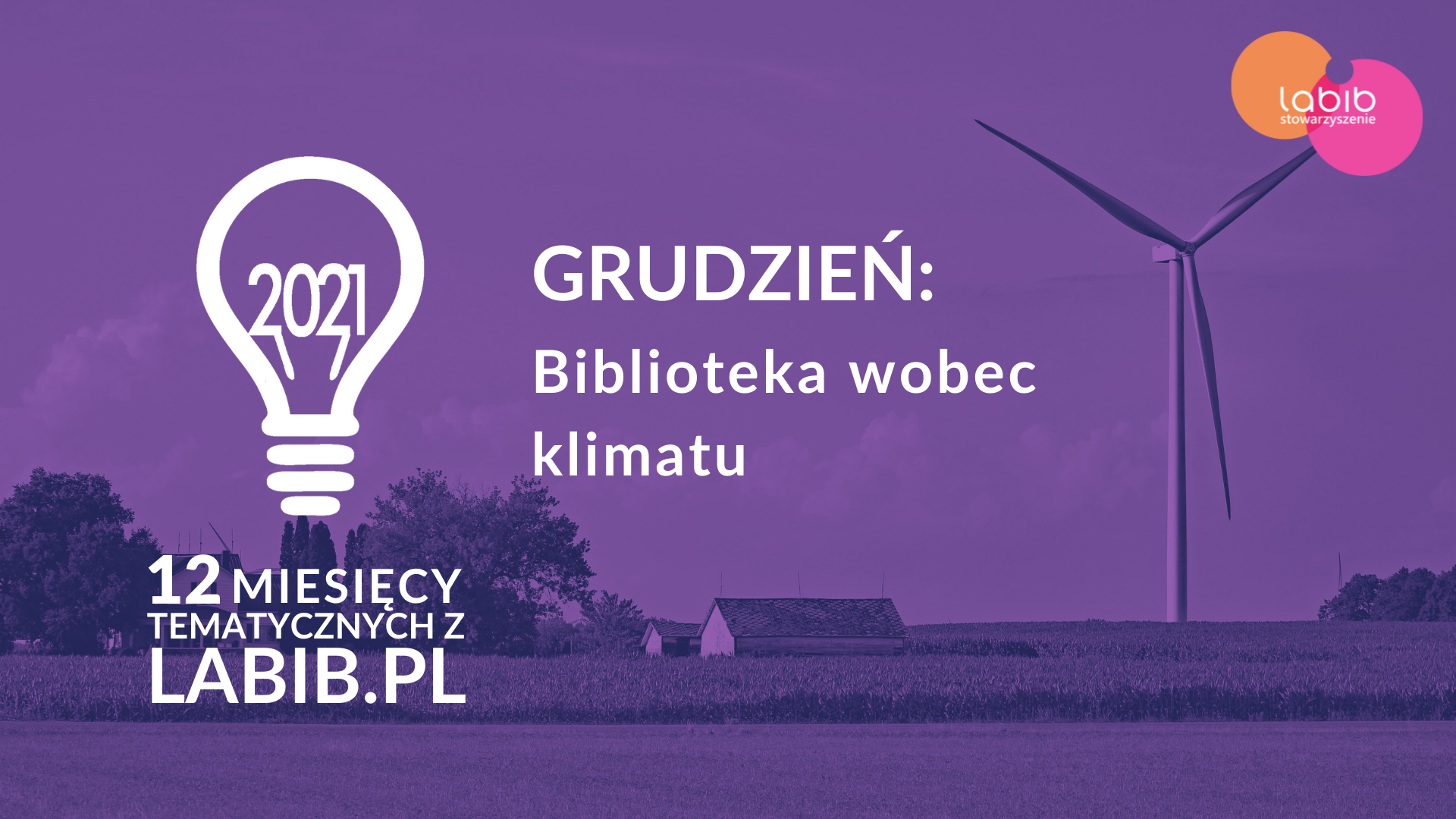 Biblioteka wobec klimatu - zapraszamy na webinaria