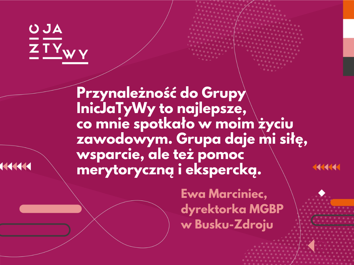  Daj się wplątać do Grupy InicJaTyWy! 