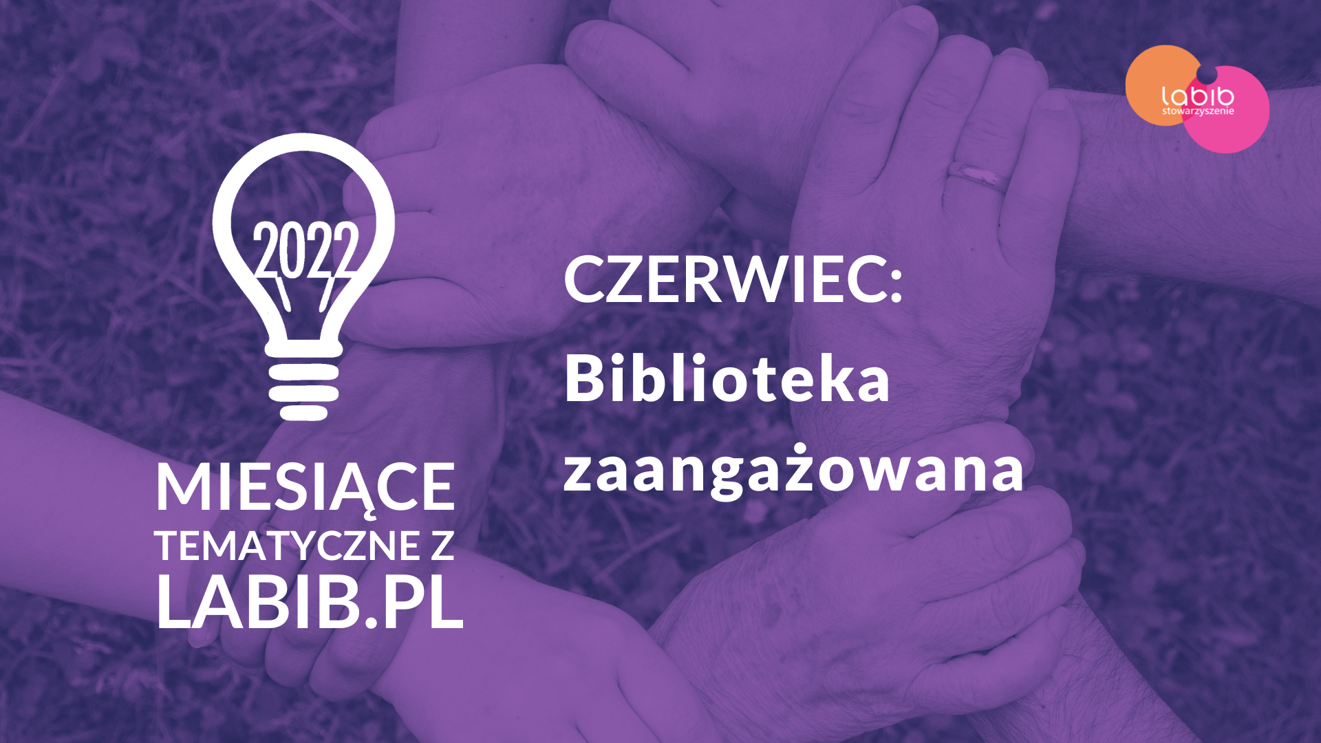 Biblioteka zaangażowana. Czerwcowy Miesiąc Tematyczny z labib.pl