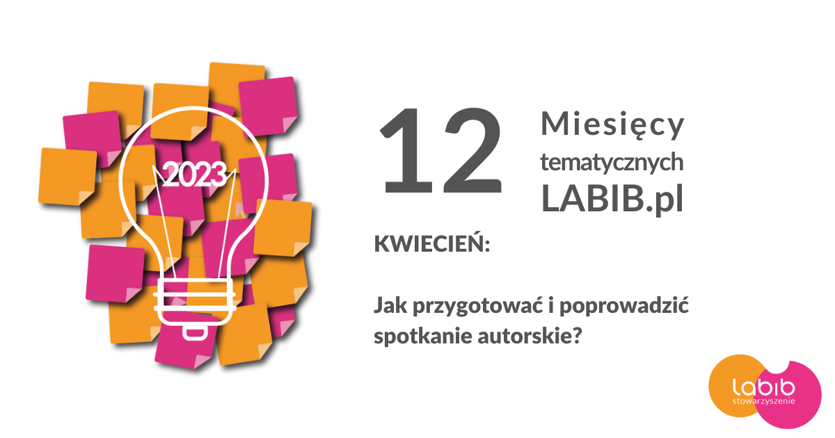 Jak przygotować i poprowadzić spotkanie autorskie? Zapowiedź webinarium