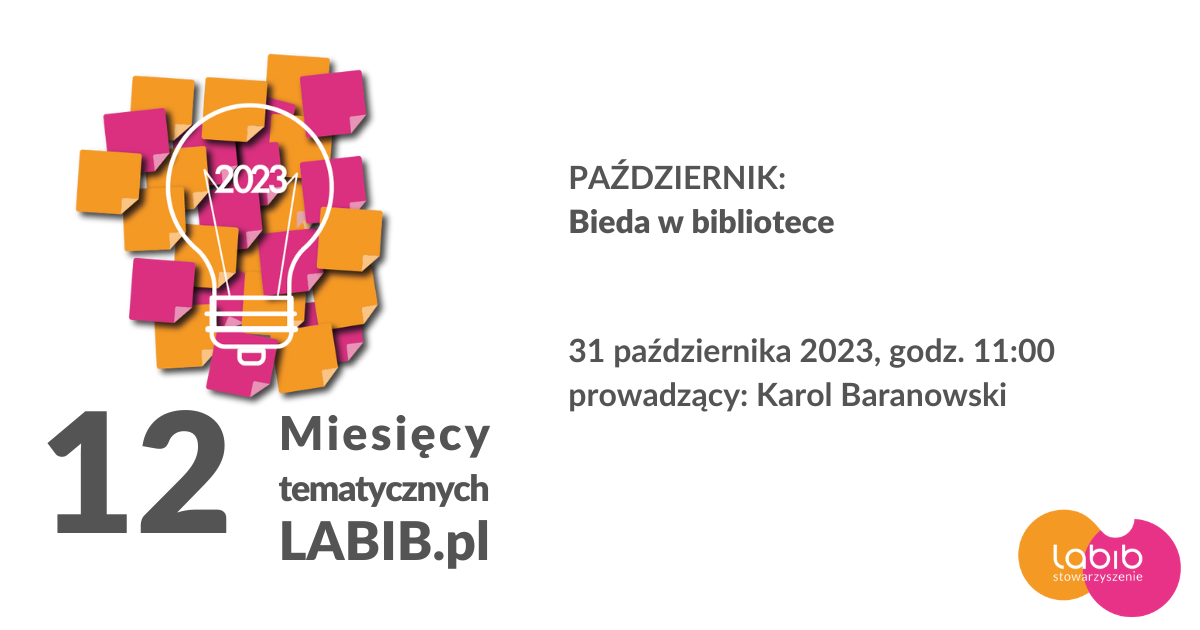 Bieda w bibliotece [zapowiedź webinarium]