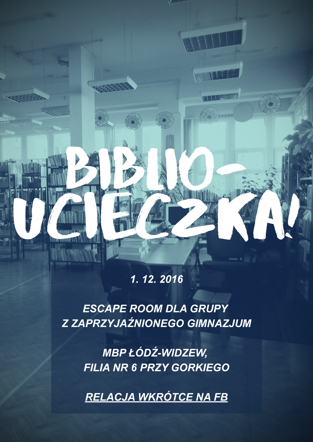 Escaperoom w bibliotece 