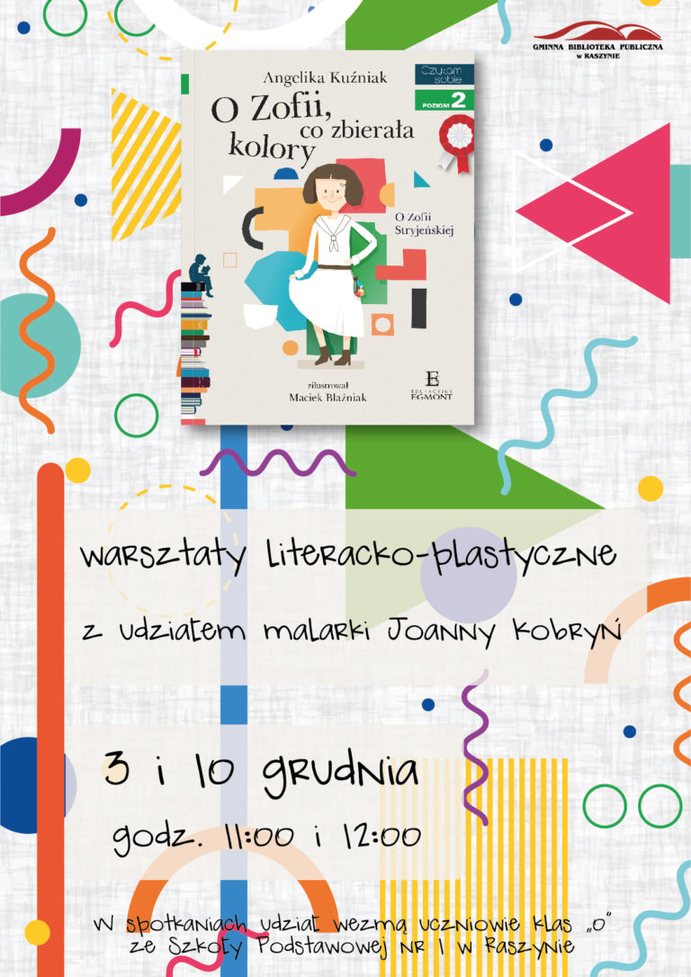 O Zofii, co zbierała kolory: warsztaty literacko-plastyczne